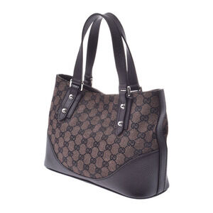Gucci Brown Canvas GG Handbag